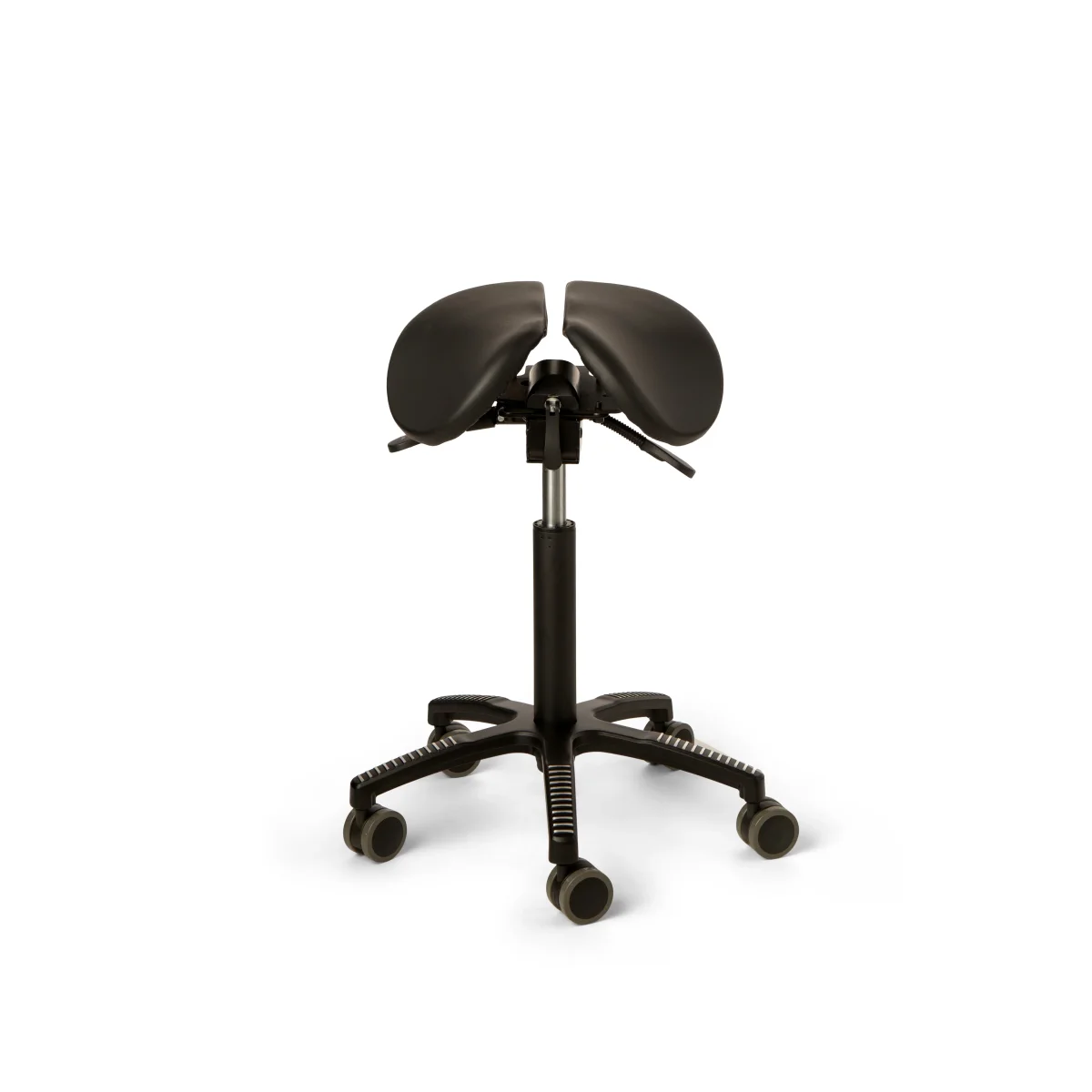 Core Split Tilt sadelstol - svart läder